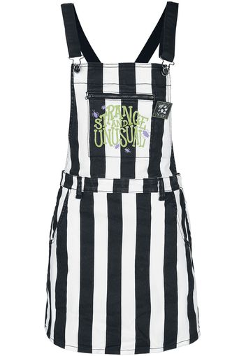 Beetlejuice - Say It 3 Times - Miniabito - Donna - nero bianco