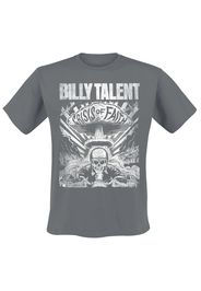 Billy Talent - Crisis Of Faith Cover Distressed - T-Shirt - Uomo - carbone