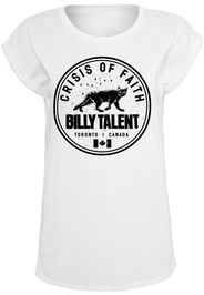 Billy Talent - Crisis Of Faith Circle Cat - T-Shirt - Donna - bianco