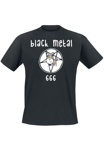 Black Metal 666 -  - T-Shirt - Uomo - nero