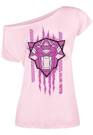 Black Panther - Roar - T-Shirt - Donna - rosa pallido