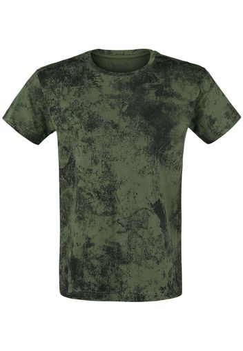 Black Premium by EMP - Rebel Soul - T-Shirt - Uomo - verde