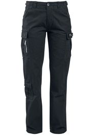 Black Premium by EMP - Army Vintage Trousers - Pantaloni modello cargo - Donna - nero