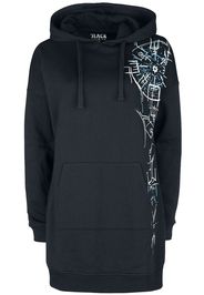 Black Premium by EMP - Kapuzenpullover mit Runen-Print - Felpa con cappuccio - Donna - nero