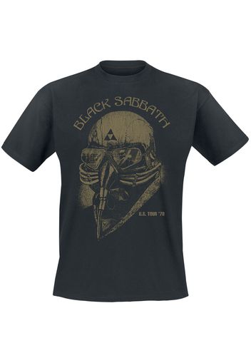 Black Sabbath - US Tour '78 - T-Shirt - Uomo - nero