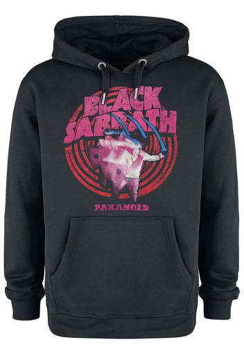 Black Sabbath - Amplified Collection - Paranoid - Felpa con cappuccio - Uomo - nero