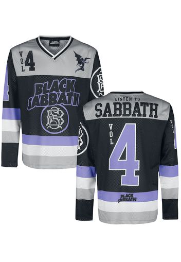 Black Sabbath - Logo - Sportiva Maniche Lunghe - Uomo - multicolore