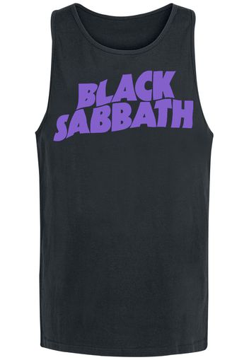 Black Sabbath - Logo - Canotta - Uomo - nero