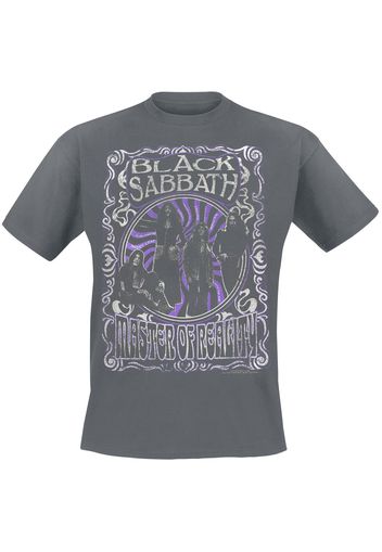 Black Sabbath - Master Of Reality Vintage - T-Shirt - Uomo - carbone