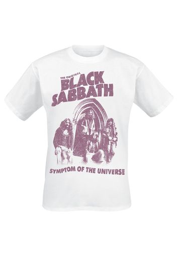 Black Sabbath - Symptom Of The Universe - T-Shirt - Uomo - bianco