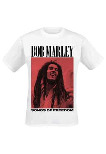 Bob Marley - Songs Of Freedom - T-Shirt - Uomo - bianco