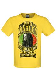 Bob Marley - Amplified Collection - Fight For Your Rights - T-Shirt - Uomo - giallo