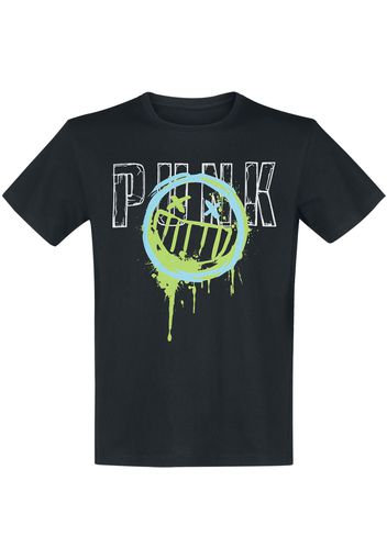 Borderlands - Neon Punk - T-Shirt - Uomo - nero