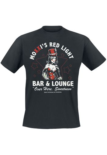 Borderlands - Mad Moxxi - Moxxi's Red Light - T-Shirt - Uomo - nero