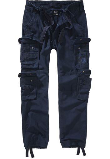 Brandit - Pure Vintage Trouser Slim - Pantaloni - Uomo - blu navy