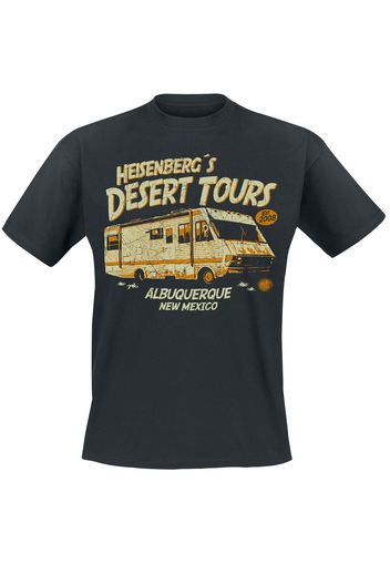 Breaking Bad - Heisenberg's Desert Tours - T-Shirt - Uomo - nero