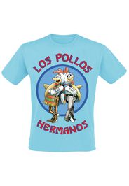 Breaking Bad - Los Pollos Hermanos - T-Shirt - Uomo - azzurro