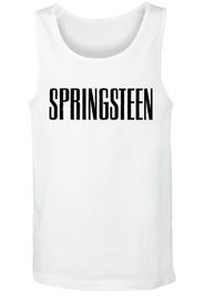 Bruce Springsteen - Logo - Canotta - Uomo - bianco