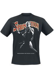 Bruce Springsteen - Winterland Ballroom Singing - T-Shirt - Uomo - nero