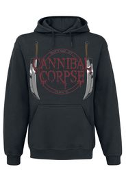 Cannibal Corpse - Knife - Felpa con cappuccio - Uomo - nero