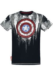 Captain America - Shield - T-Shirt - Uomo - multicolore