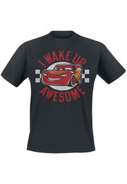 Cars - I Wake Up Awesome - T-Shirt - Uomo - nero