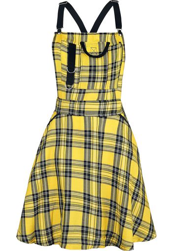 Chemical Black - Branwen Pinafore - Miniabito - Donna - giallo nero