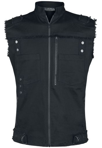 Chemical Black - Rafi Vest - Gilet - Uomo - nero