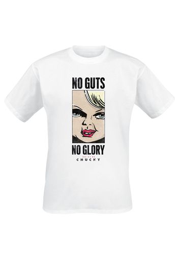 Chucky - No Guts No Glory - T-Shirt - Uomo - bianco