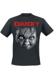 Chucky - Chucky face - T-Shirt - Uomo - nero