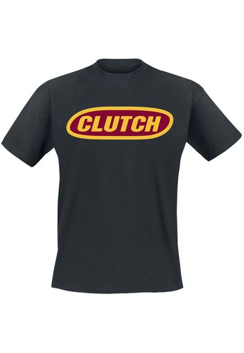 Clutch - Logo - T-Shirt - Uomo - nero