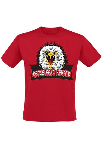 Cobra Kai - Eagle Fang Karate - T-Shirt - Uomo - rosso