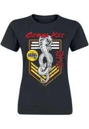 Cobra Kai - Punch Patch - T-Shirt - Donna - nero