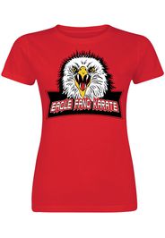 Cobra Kai - Eagle Fang Karate - T-Shirt - Donna - rosso