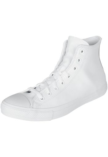 Converse - Chuck Taylor All Star Tonal Leather - Sneakers alte - Unisex - bianco