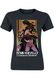 Cowboy Bebop - Gradient - T-Shirt - Donna - nero