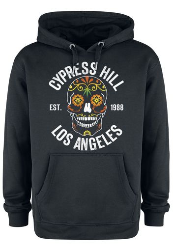 Cypress Hill - Amplified Collection - Floral Skull - Felpa con cappuccio - Uomo - nero