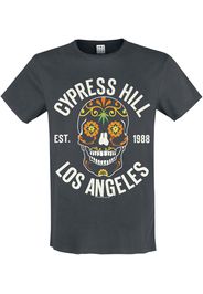 Cypress Hill - Amplified Collection - Floral Skull - T-Shirt - Uomo - carbone