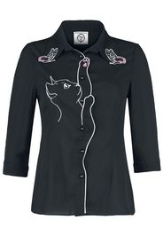 Dancing Days - Snow Bird Shirt - Blusa - Donna - nero