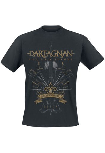 dArtagnan - Feuer & Flamme - T-Shirt - Uomo - nero