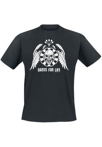 Darts - Darts For Life - T-Shirt - Uomo - nero