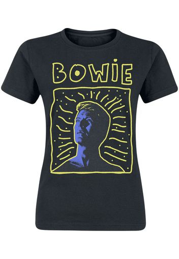 David Bowie - 90s Frame - T-Shirt - Donna - nero