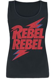 David Bowie - Rebel Rebel - Top - Donna - nero