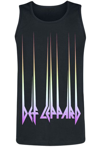 Def Leppard - Gradient Logo - Canotta - Uomo - nero