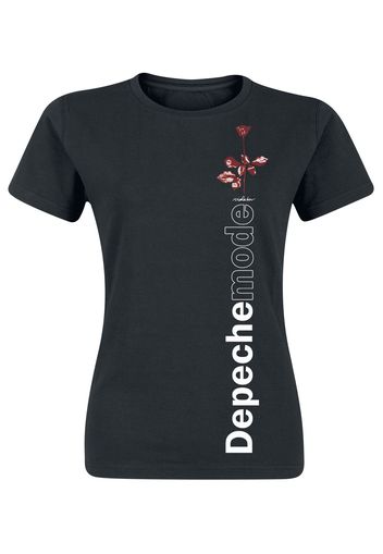 Depeche Mode - Violator Side Rose - T-Shirt - Donna - nero