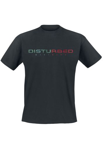 Disturbed - Divisive - T-Shirt - Uomo - nero