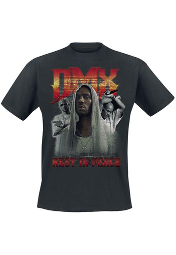 DMX - RIP Montage - T-Shirt - Uomo - nero