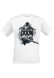 Doom - Slayer - T-Shirt - Uomo - bianco