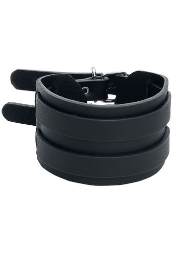 Double Strap Bracelet -  - Braccialetto - Unisex - nero