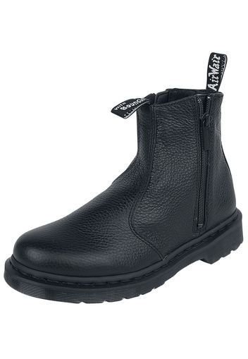 Dr. Martens - 2976 Zip Black Aunt Sally - Stivali - Donna - nero